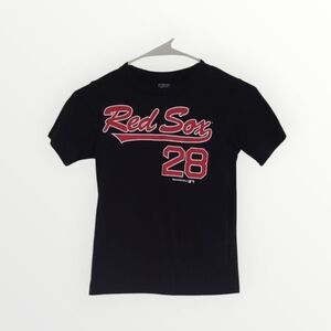 Red Sox Kids Black Short Sleeve Tee